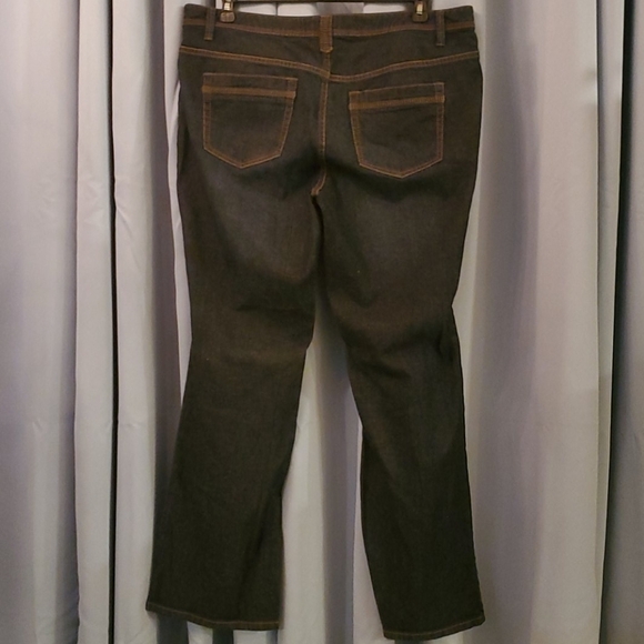 Avenue Sz 18 dark blue boot cut jeans - Picture 7 of 14